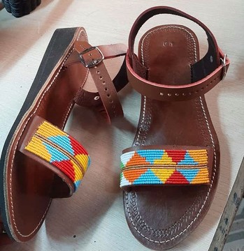 Maasai sandals, summer sandals,beach sandals, beaded sandals, gift for her,african sandals