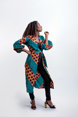 Kimono jacket| Ankara Kimono Jacket| Ankara Long Jacket| Gifts For Her| Gifts For Mom