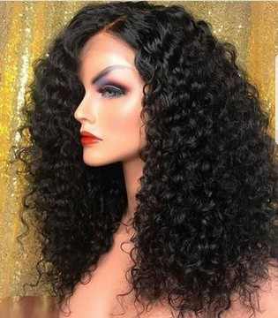 Mayo kinky curls , closure wig, light weight