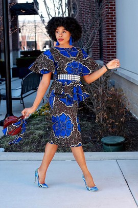 Ensemble Ankara imprimé africain Ewah