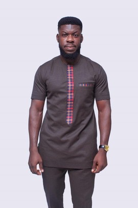 2PC African Suit, African Mens Traditional Clothing, African Mens Wear, African Groom Suit