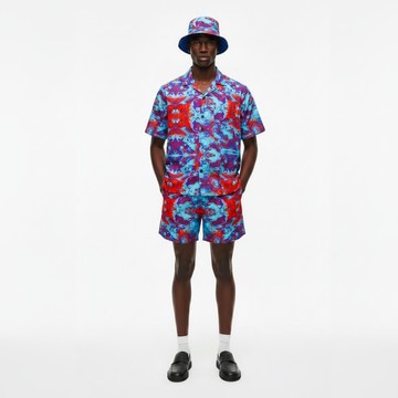 Ensemble chemise et short pour homme Sani