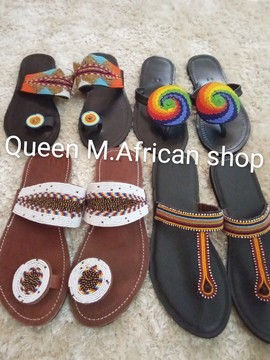NEW YEAR OFFER OFFER!! African women maasai sandals...4pairs at usd 82