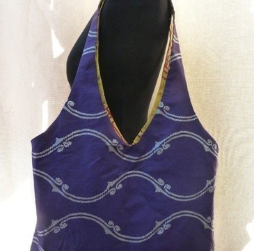 Large reversible tote bag