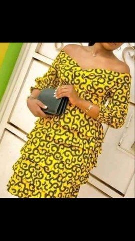 Robe courte Tolly Ankara, mini robe d'été