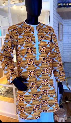 Tunique Sénateur kente