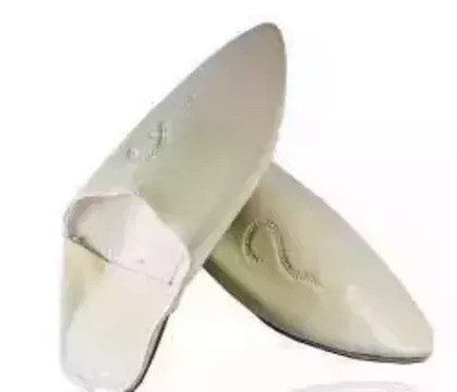 Babouche en cuir original Blanche fait main pour hommes