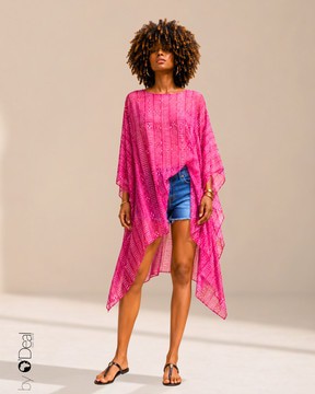 Asymmetric Chiffon Tunic