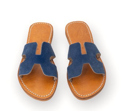 Sandale en cuir véritable haute qualité fait main mode femme