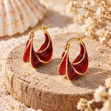 Ethnic earrings – Fulani inspiration (Miniature)