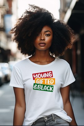T-shirt - "Young Gifted &amp; Black"