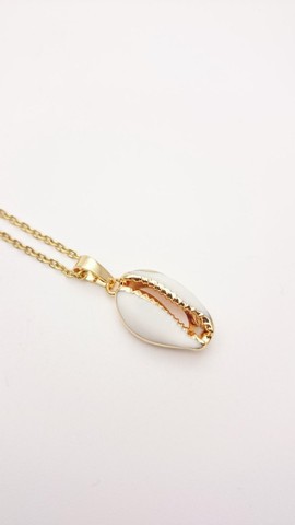 Caurine - Cauri &amp; Gold Plated Necklace