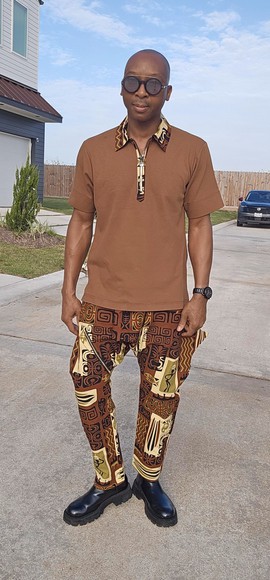 Chemise imprimée africaine avec short assorti, short Ankara, vêtements imprimés africains 2pc
