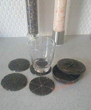 Set of 6 Pearl Coasters