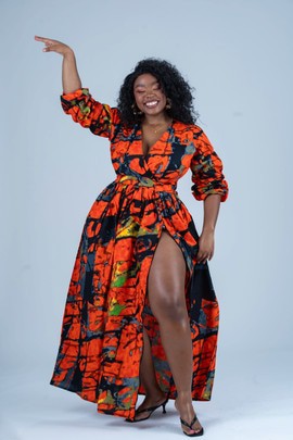 Ogechi Ankara Maxi Dress