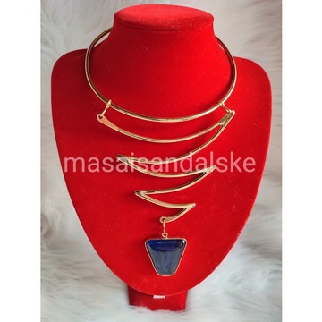 Collier en laiton africain, collier en laiton, collier tribal, collier Boho, collier élégant