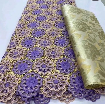 Luxury Cord Lace fabric for women, women lace fabric (5 yards )