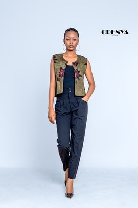 Veste col rond