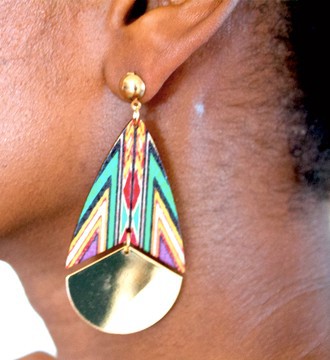 Earrings "Aline Sitoë DIATTA"