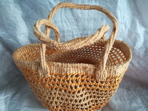 African Sisal basket