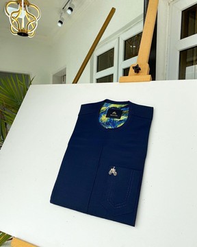 A Midnight Blue Kaftan