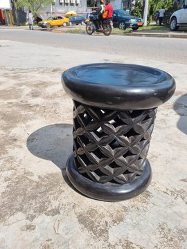 Tabouret Bamiléké Africain
