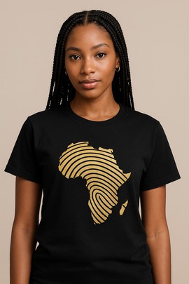 T-shirt - "Africa finger print""