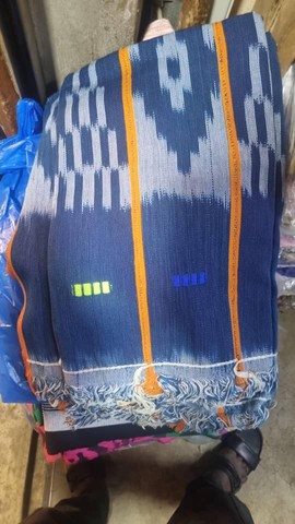 IVORY COAST BAULE,vintage indigo cloth,,Baule ikat,African indigo,African textile