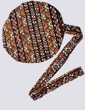 New handmade satin wax print turban for children and babies
