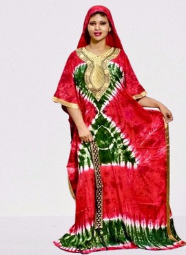 Magnificent maxi boubou with its shawl