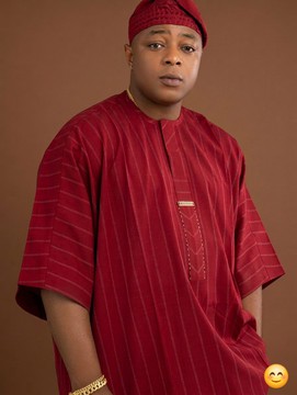 Burgundy Power — Classic Yoruba Senator Suit