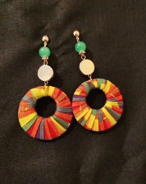 Madras earrings
