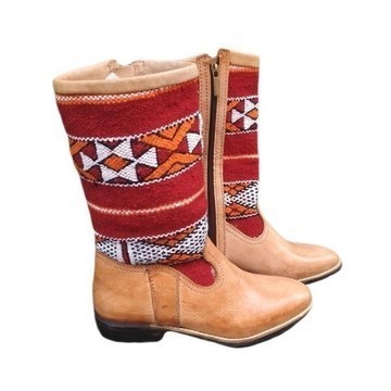 Grande Vente! Bottes en cuir véritable artisanale fait main par des artisans du Maroc