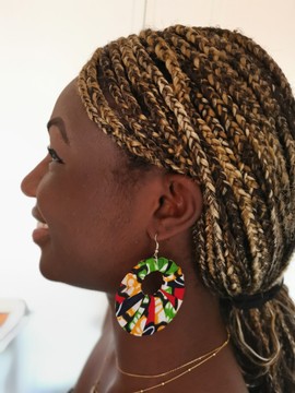 Lili wax earrings