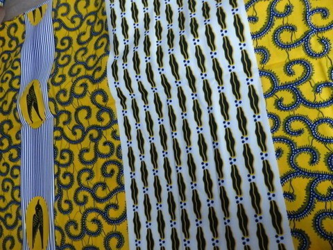 Wax fabric Ivory Coast / Ghana volinassi