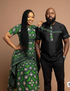 Vibrant African-Inspired Couples Outfits: Bold Style Meets Elegance