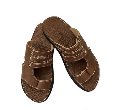 Sandale en vrai cuir Marron mode homme de très haute qualité