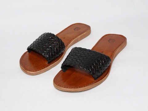 Sandale en cuir véritable haute qualité fait main mode femme