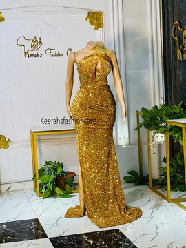 Sequin dresses , shimmery evening gown,African wedding dress