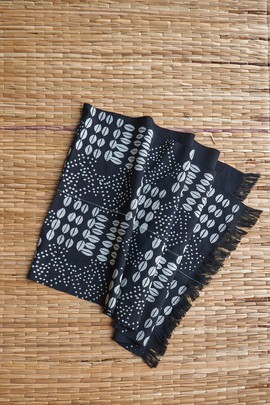Cowrie Constellations Mudcloth/Bogolan Shawl (Pre-Order)