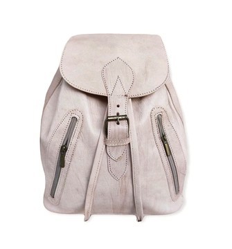 100% handmade high quality genuine leather backpack.