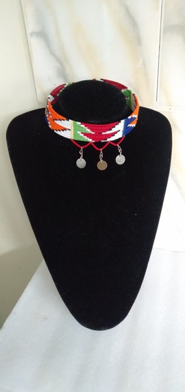 Choker necklace, African necklace, maasai necklace, kenyan necklace