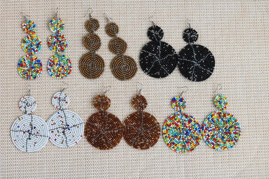 Wholesale earrings, Maasai earrings, African Beaded earrings, Tribal earrings, Boho earrings