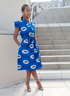 Hirondelles Wrap Dress
