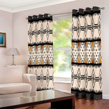 Cultural Unique Bath Mat White and Black Bathroom Rug (LARGER SIZES AVAILABLE)