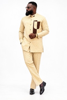 Costume safari de luxe pour homme