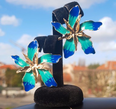 "Flower" earrings