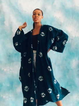 Bloom Hooded Indigo Cloak (Pre-Order)