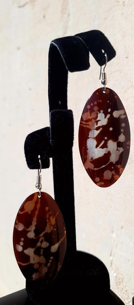 Ox horn earrings