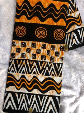 Nimo colorful Ankara wax, pure cotton,6yards